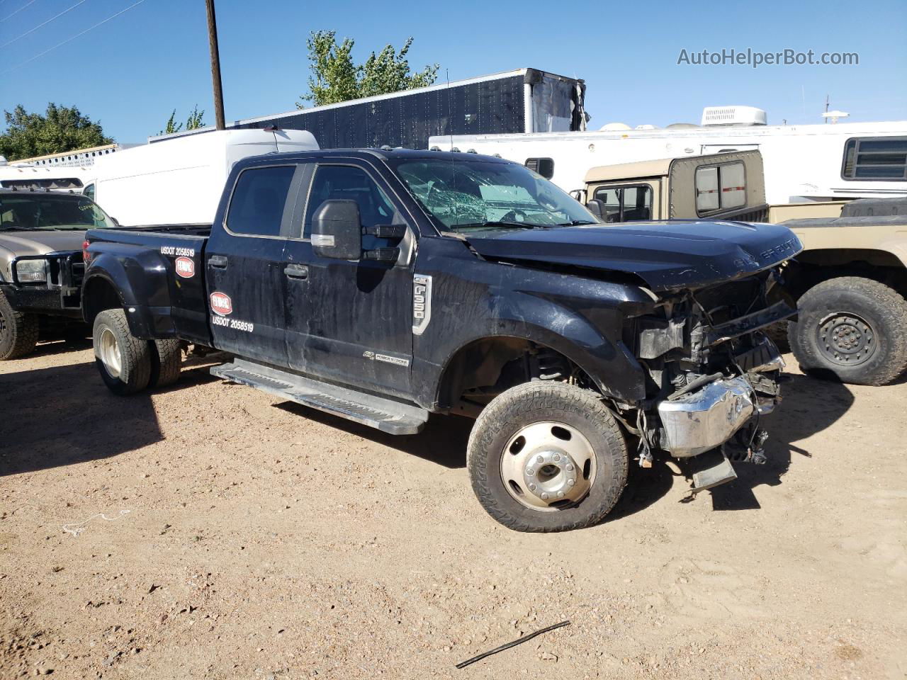 2020 Ford F350 Super Duty Black vin: 1FT8W3DT3LEC89163