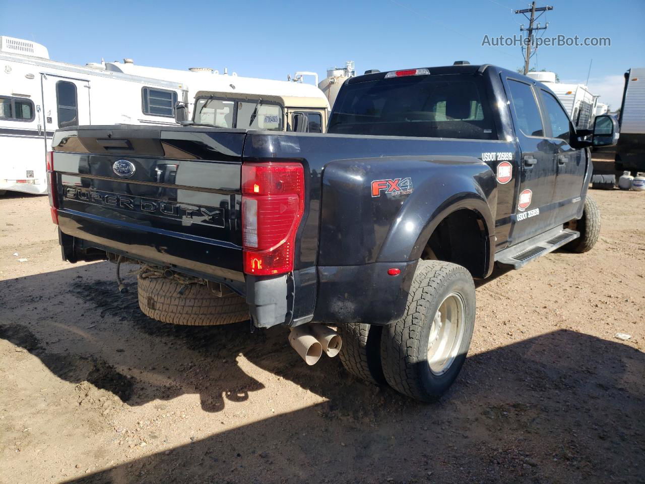 2020 Ford F350 Super Duty Черный vin: 1FT8W3DT3LEC89163