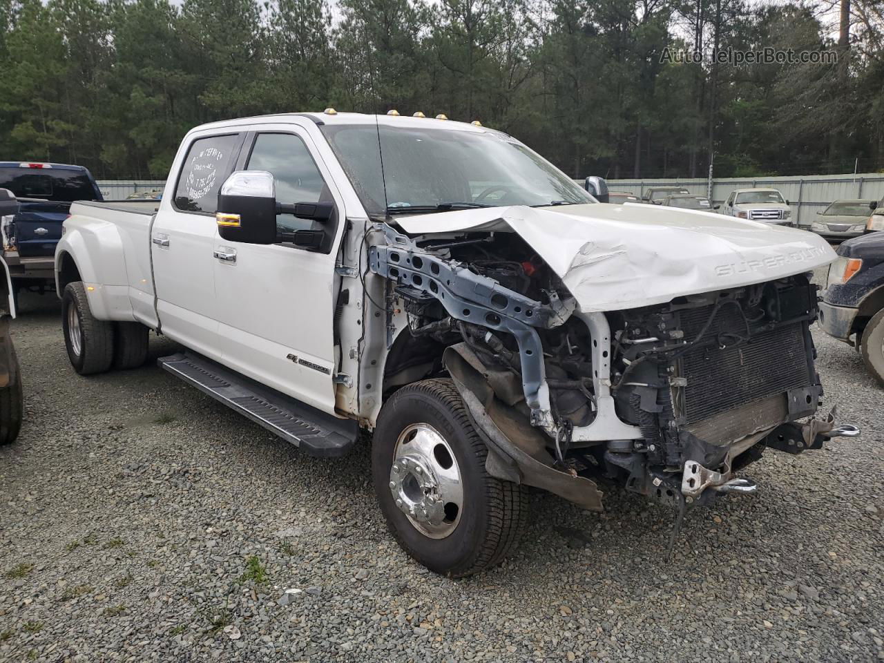 2020 Ford F350 Super Duty White vin: 1FT8W3DT3LEC97800