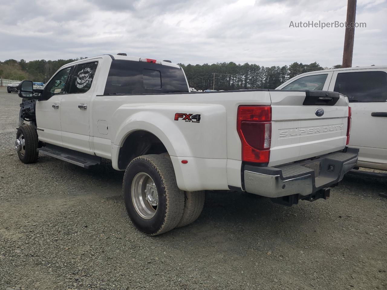 2020 Ford F350 Super Duty White vin: 1FT8W3DT3LEC97800