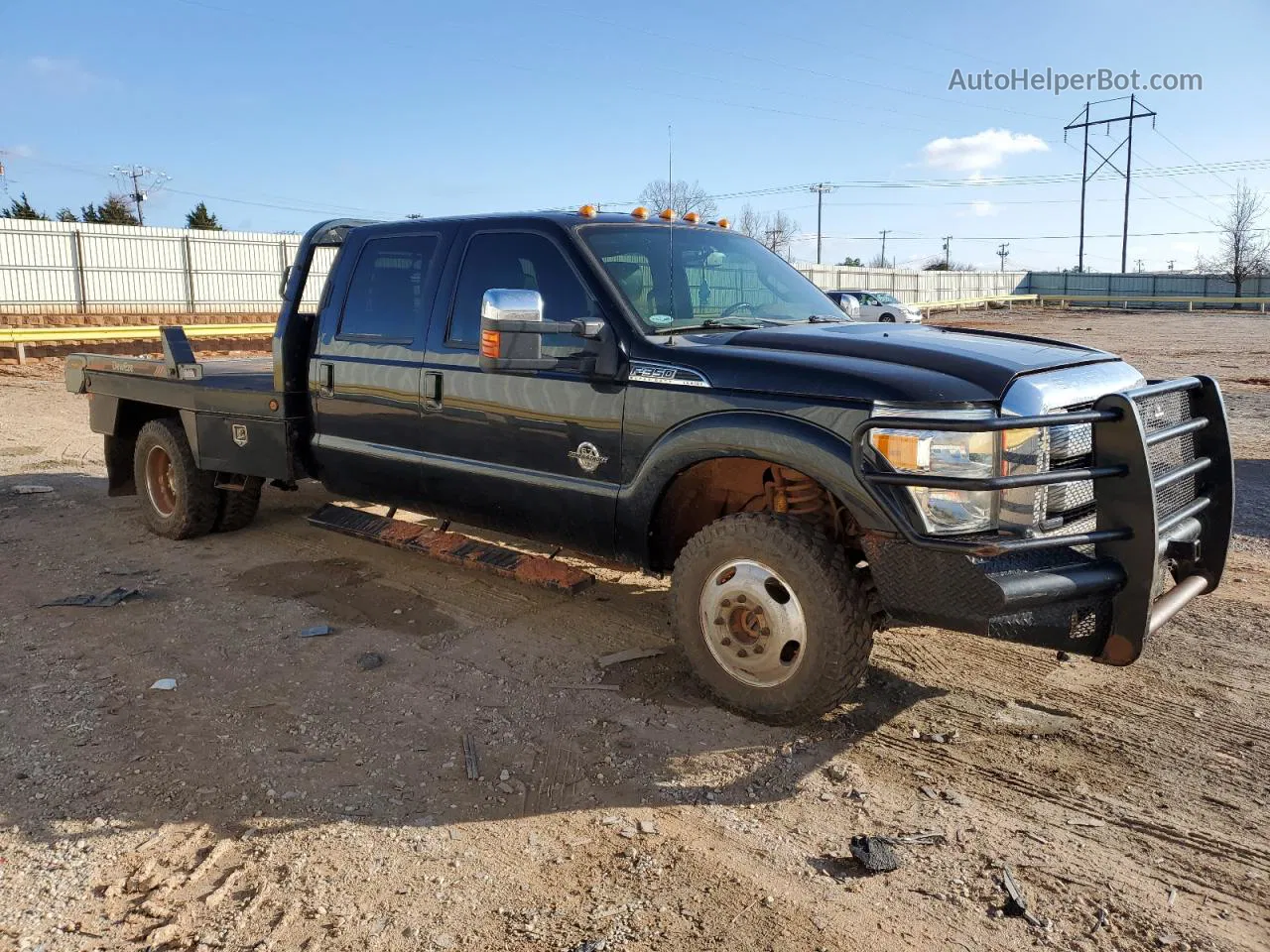 2012 Ford F350 Super Duty Черный vin: 1FT8W3DT4CEA73161