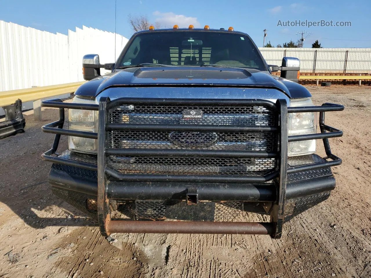 2012 Ford F350 Super Duty Черный vin: 1FT8W3DT4CEA73161