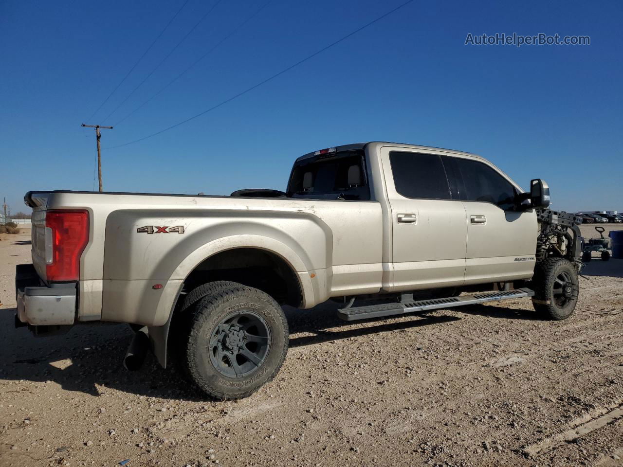 2017 Ford F350 Super Duty Tan vin: 1FT8W3DT4HEC01406