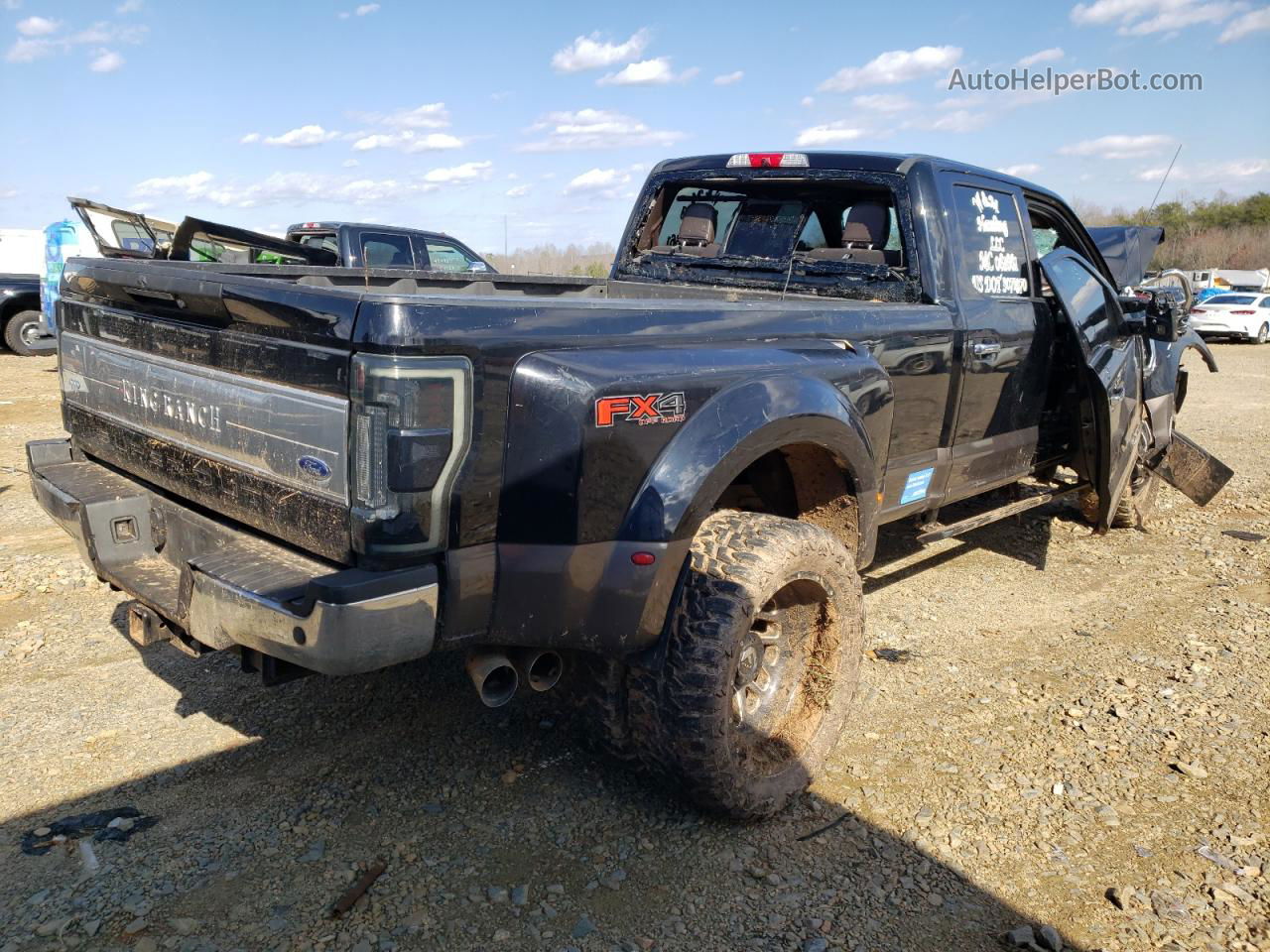 2017 Ford F350 Super Duty Black vin: 1FT8W3DT4HEE25016