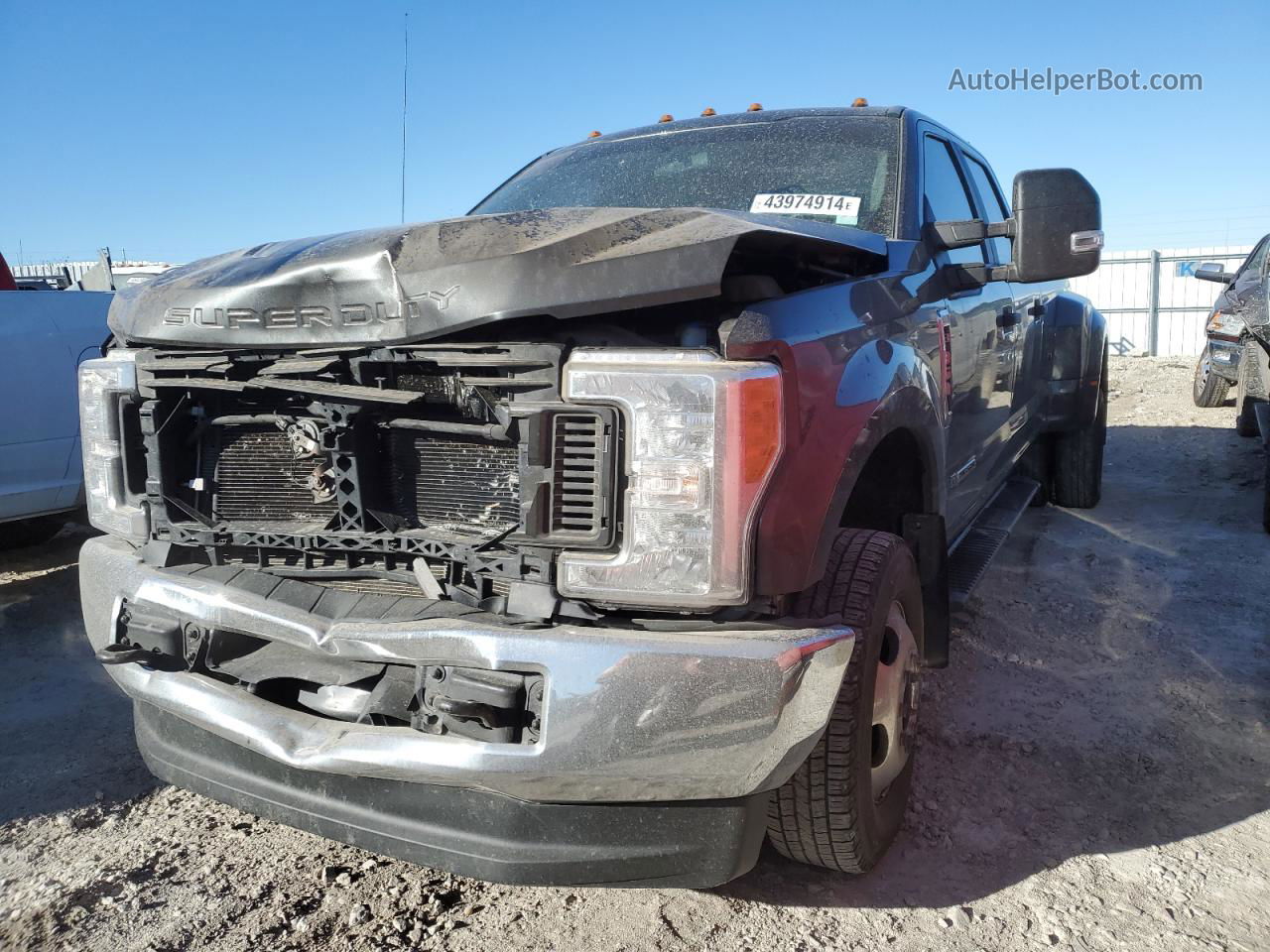 2017 Ford F350 Super Duty Charcoal vin: 1FT8W3DT4HEE43824