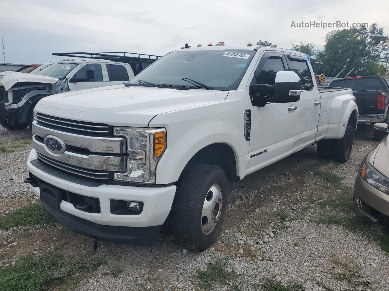 2019 Ford F350 Super Duty Белый vin: 1FT8W3DT4KEC09013