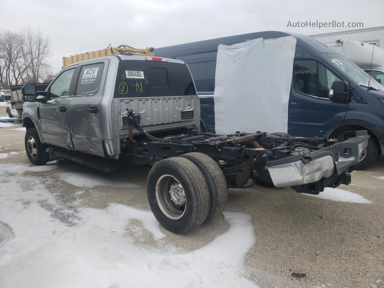 2020 Ford F350 Super Duty Silver vin: 1FT8W3DT4LEE25297