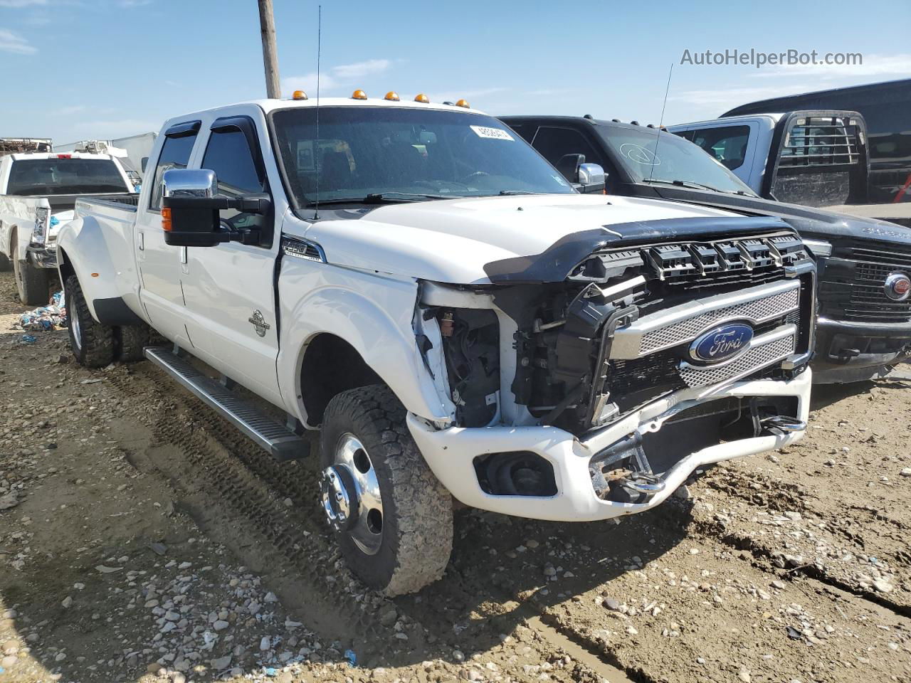 2016 Ford F350 Super Duty White vin: 1FT8W3DT5GEA62837