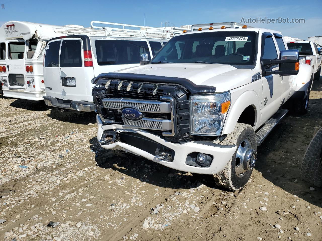 2016 Ford F350 Super Duty White vin: 1FT8W3DT5GEA62837