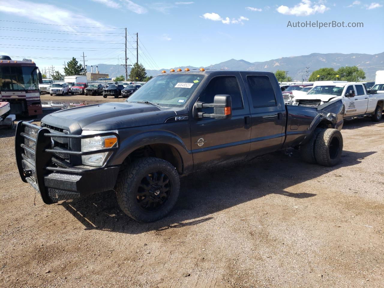 2016 Ford F350 Super Duty Charcoal vin: 1FT8W3DT5GEB44485