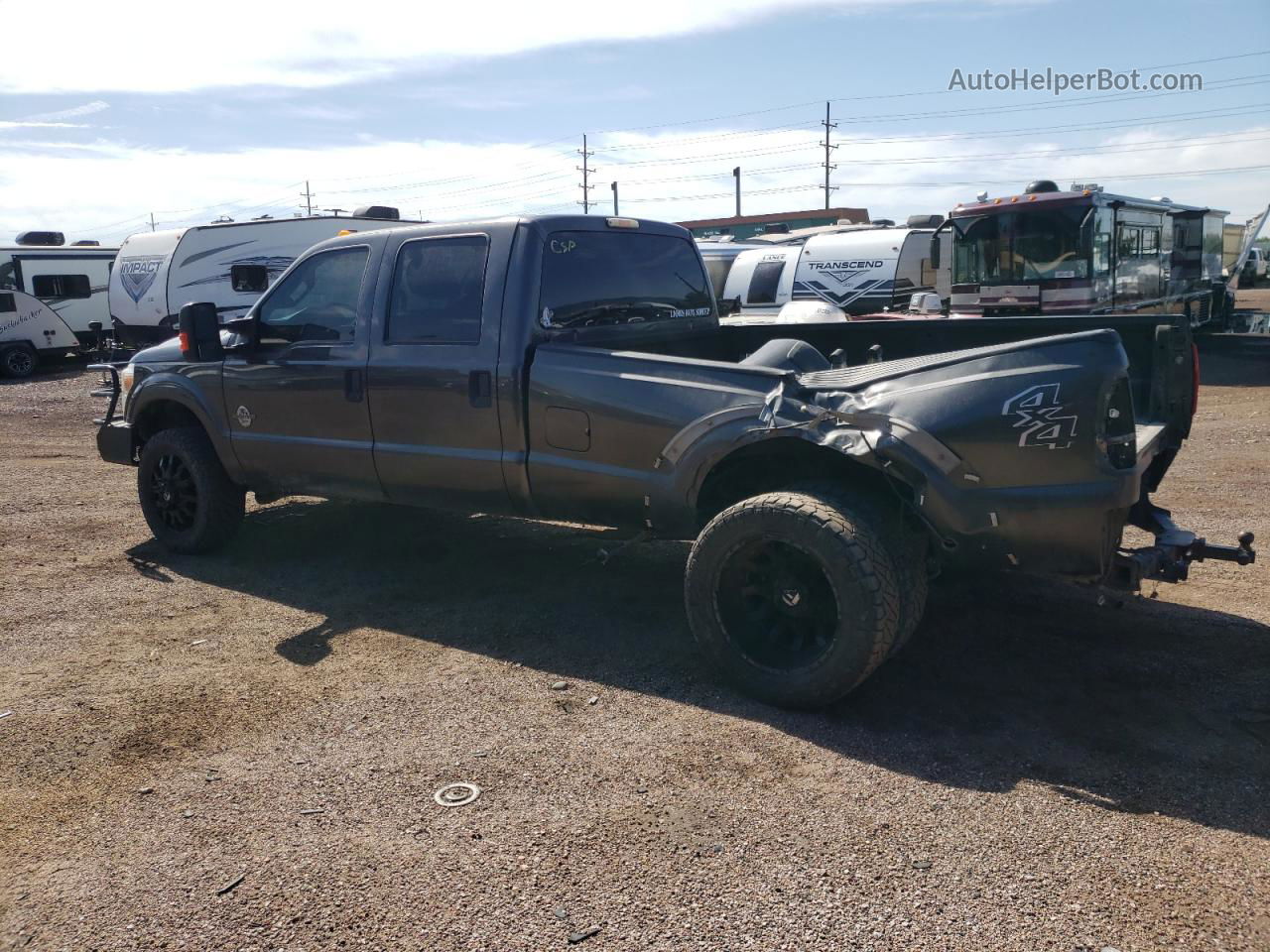 2016 Ford F350 Super Duty Charcoal vin: 1FT8W3DT5GEB44485