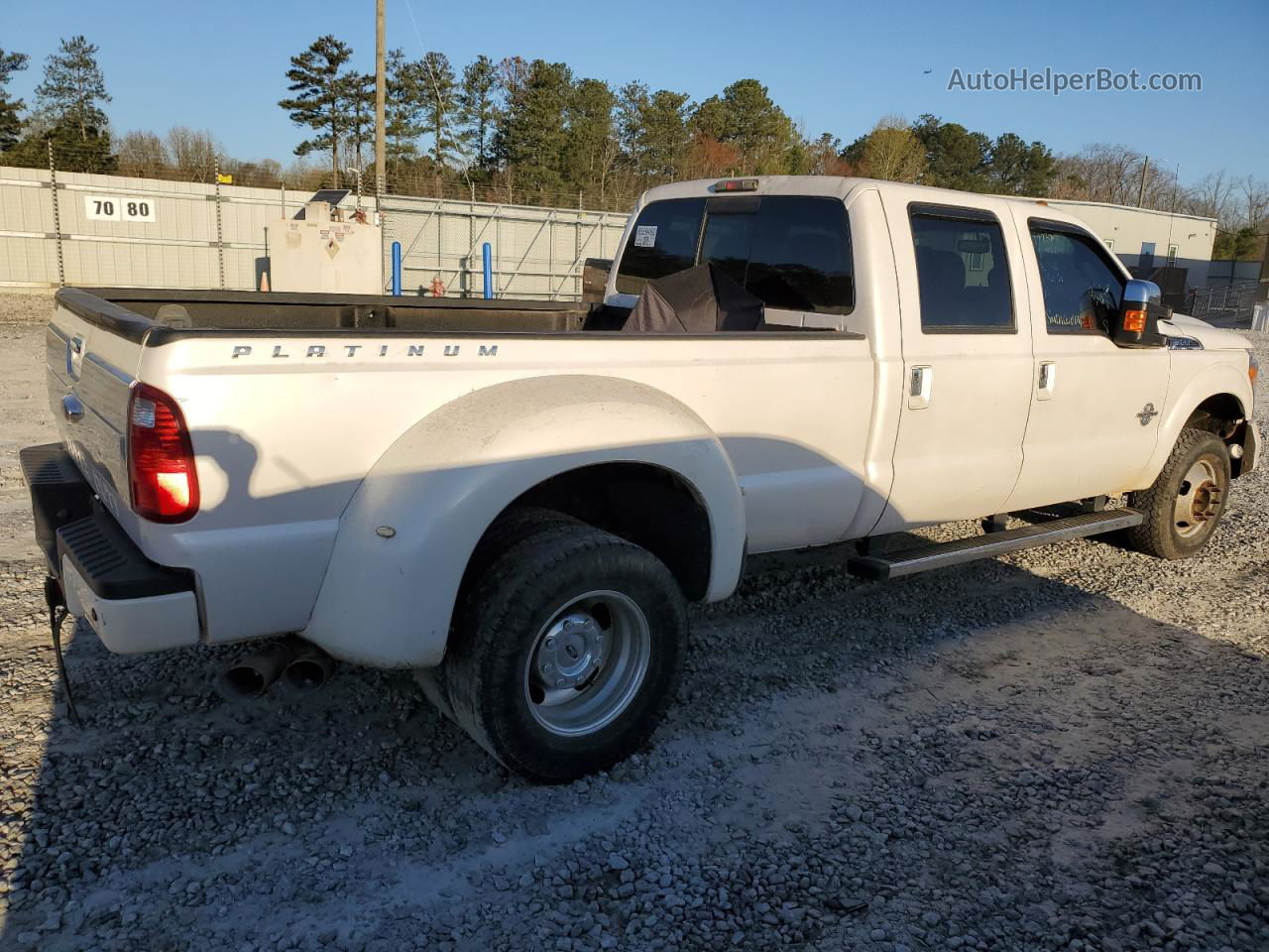 2016 Ford F350 Super Duty White vin: 1FT8W3DT5GEC22375