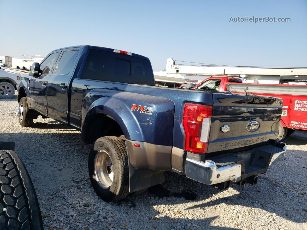 2017 Ford F350 Super Duty Blue vin: 1FT8W3DT5HEC40652