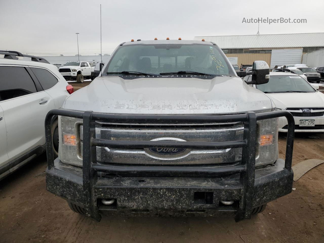 2017 Ford F350 Super Duty Silver vin: 1FT8W3DT5HEE71289