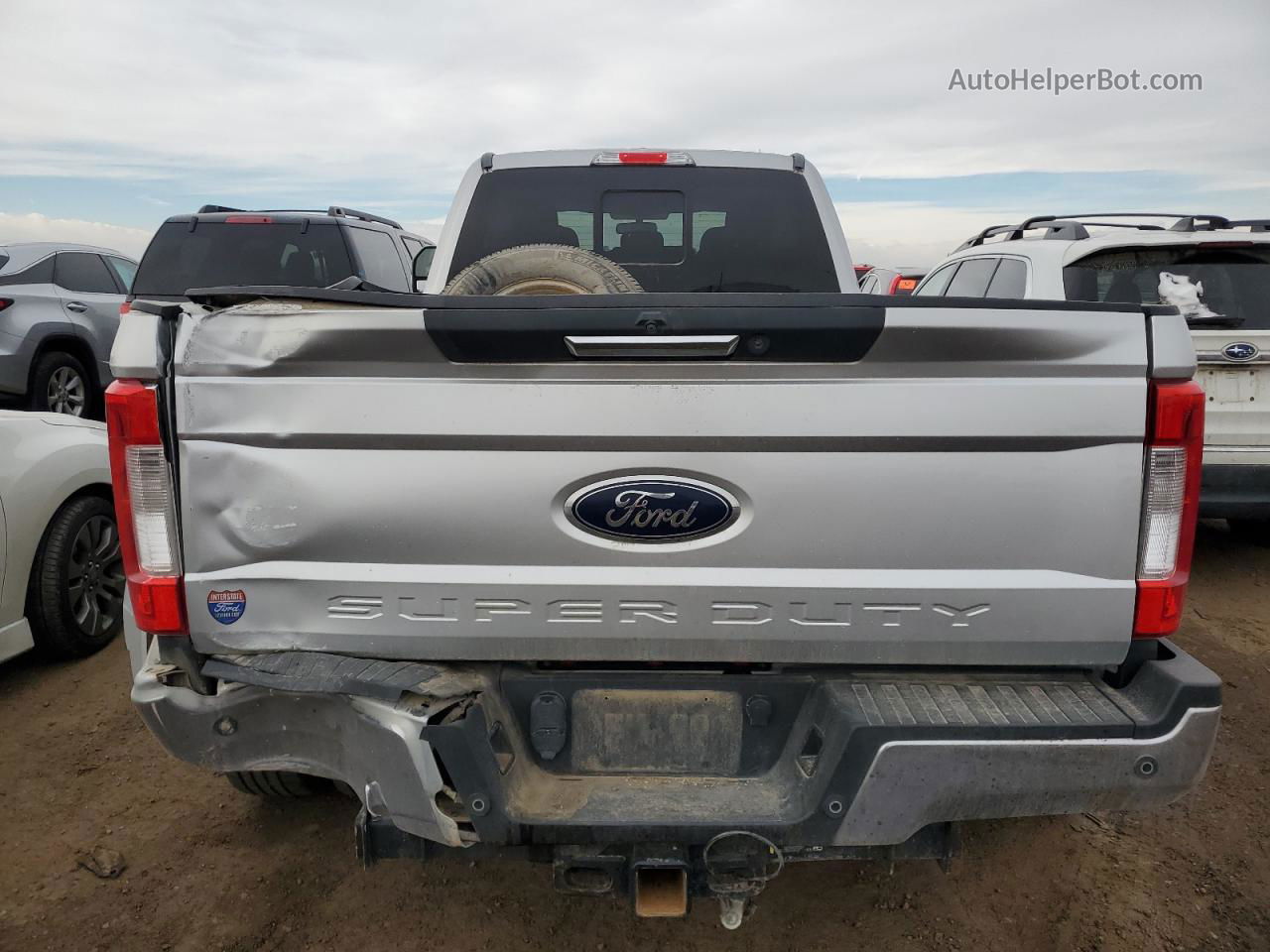 2017 Ford F350 Super Duty Silver vin: 1FT8W3DT5HEE71289