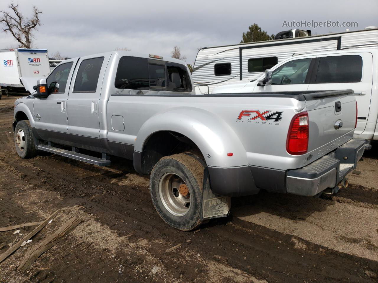 2014 Ford F350 Super Duty Silver vin: 1FT8W3DT6EEA32890