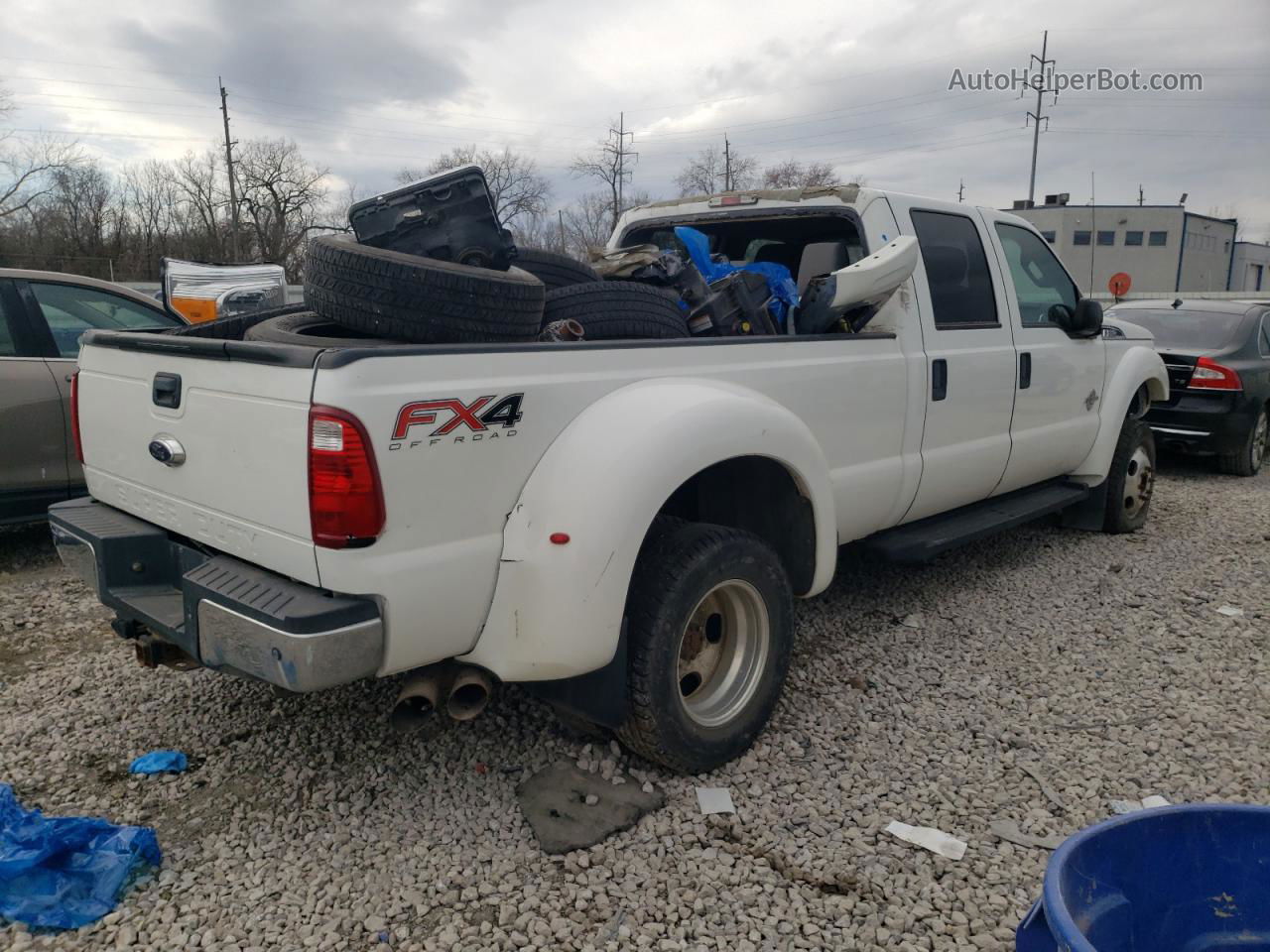 2016 Ford F350 Super Duty White vin: 1FT8W3DT6GEC20523