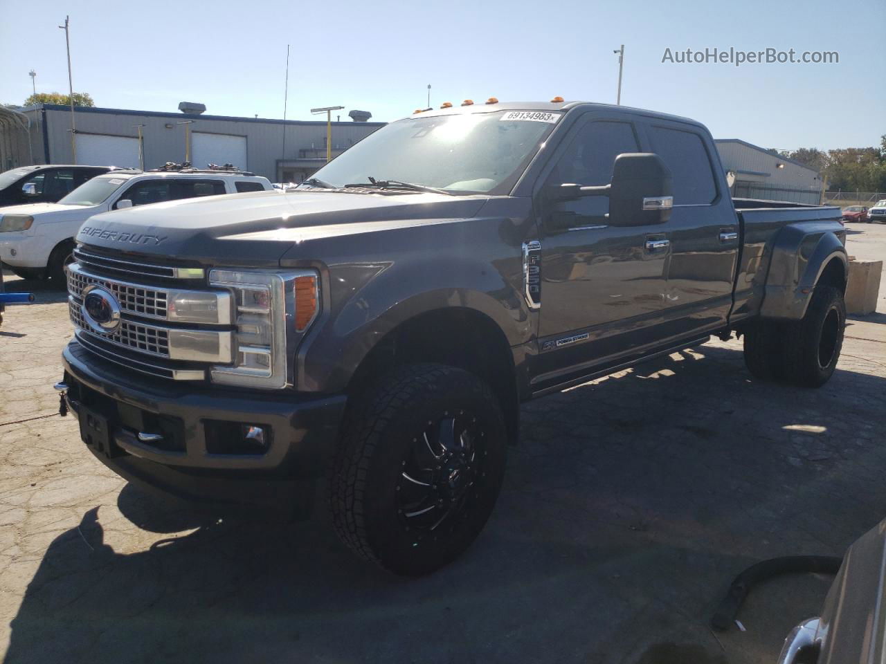 2017 Ford F350 Super Duty Серый vin: 1FT8W3DT6HEC60019