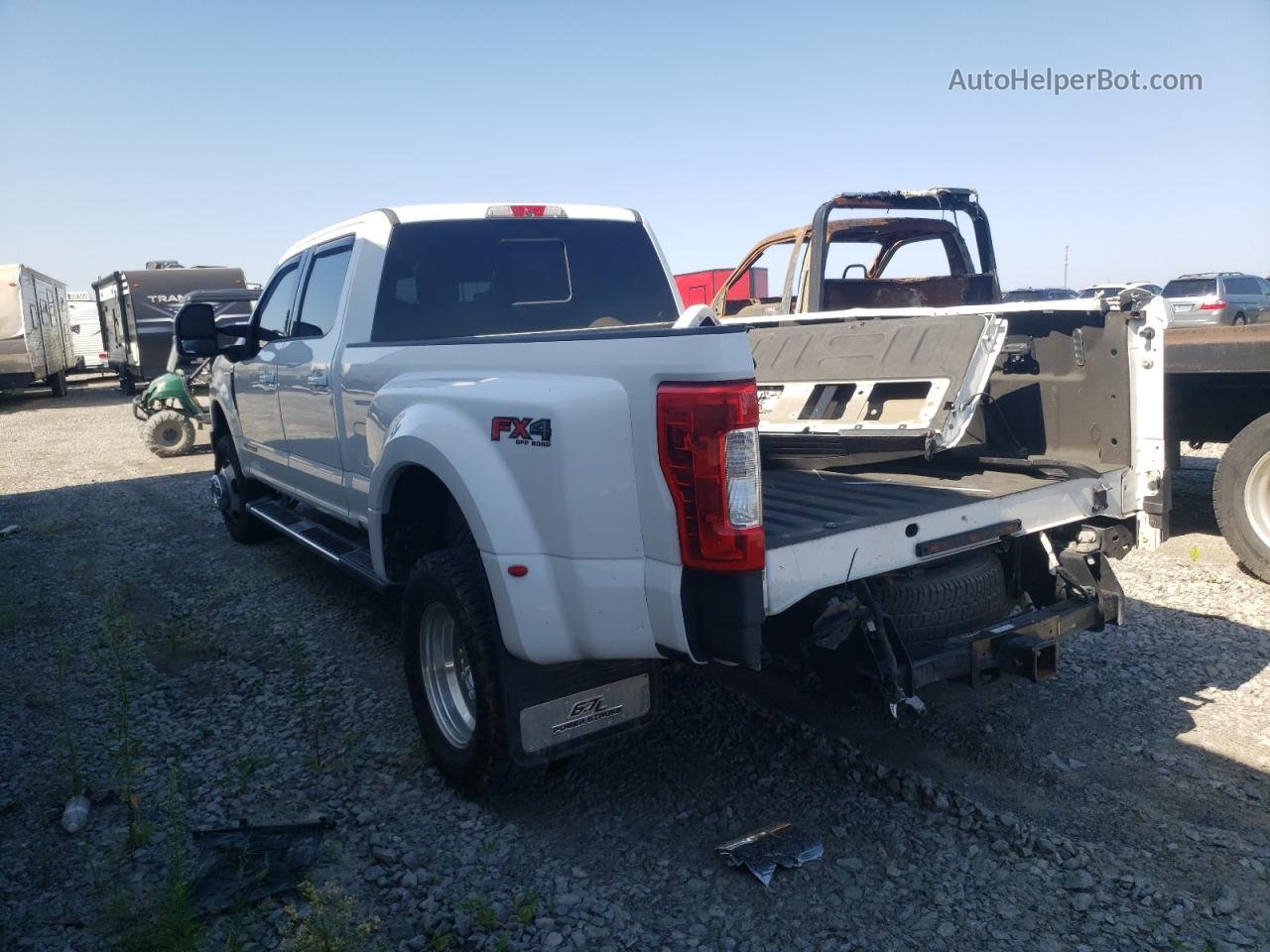 2017 Ford F350 Super Duty White vin: 1FT8W3DT6HEE54582