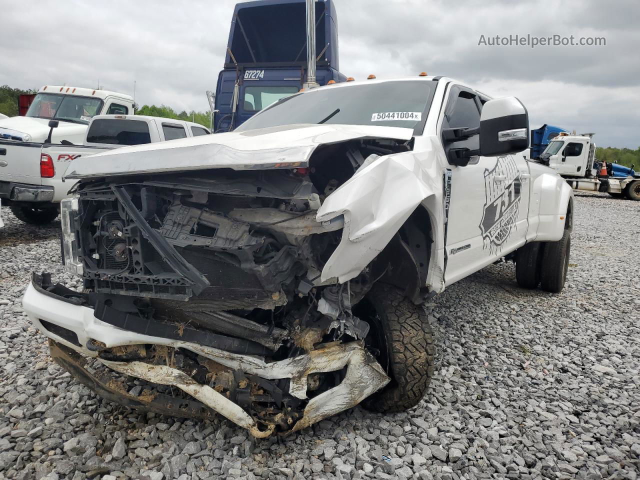 2017 Ford F350 Super Duty White vin: 1FT8W3DT6HEE78736