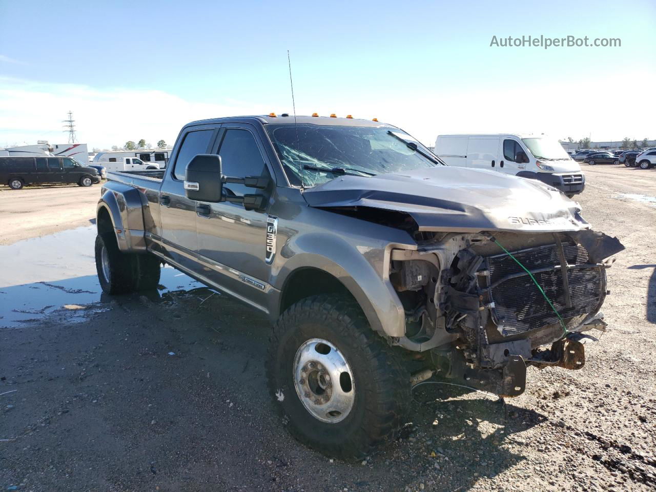 2019 Ford F350 Super Duty Brown vin: 1FT8W3DT6KED25765