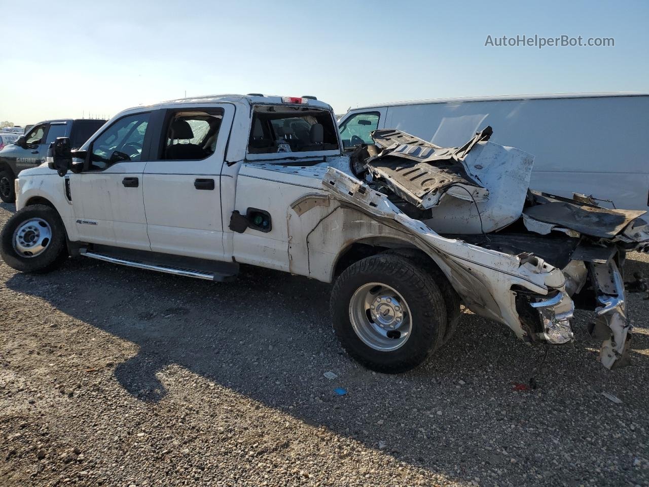 2020 Ford F350 Super Duty White vin: 1FT8W3DT6LEC87214