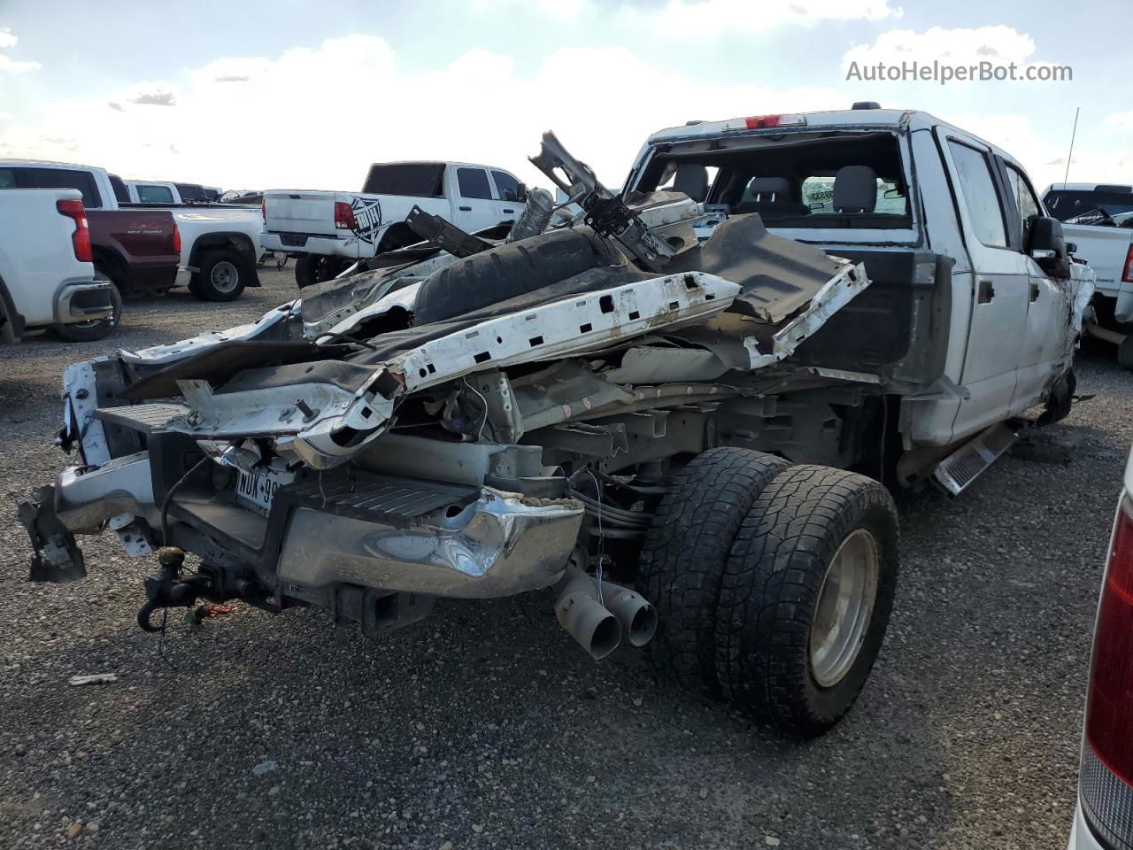 2020 Ford F350 Super Duty White vin: 1FT8W3DT6LEC87214