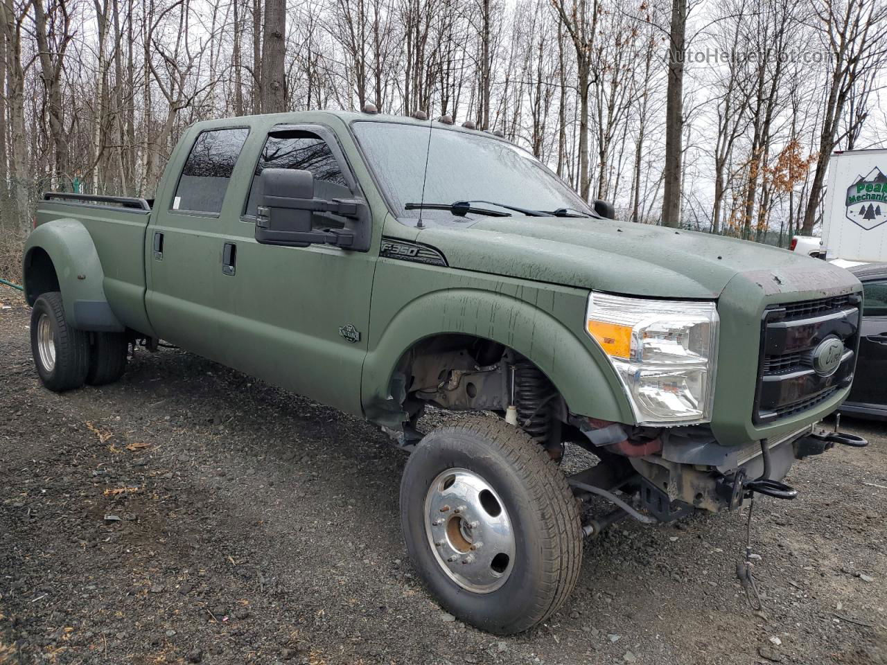 2016 Ford F350 Super Duty Green vin: 1FT8W3DT7GED06102