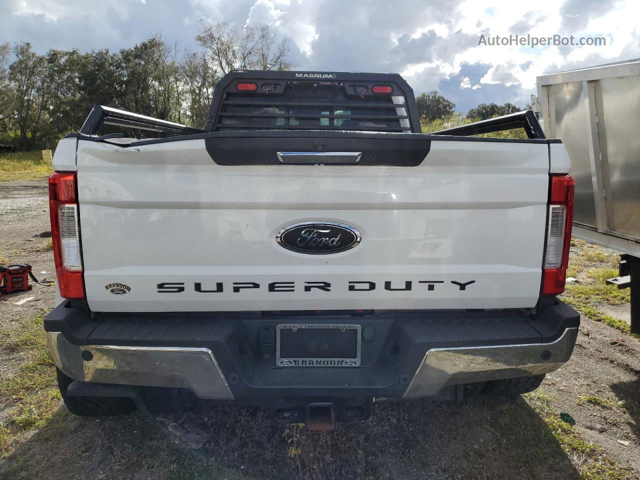 2017 Ford F350 Super Duty White vin: 1FT8W3DT7HEB33196