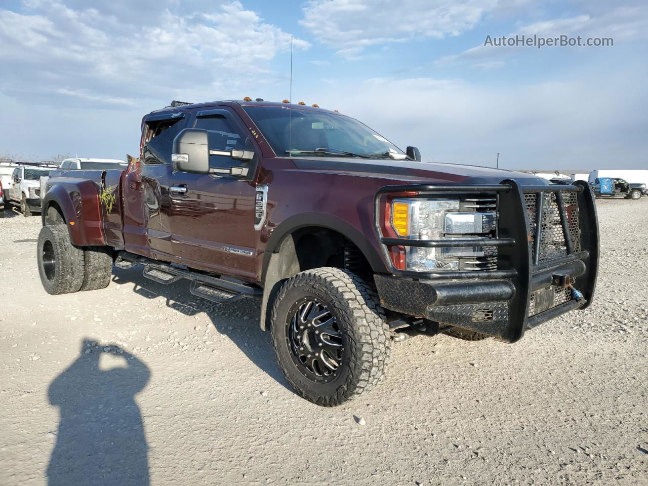 2017 Ford F350 Super Duty Maroon vin: 1FT8W3DT8HEC20587