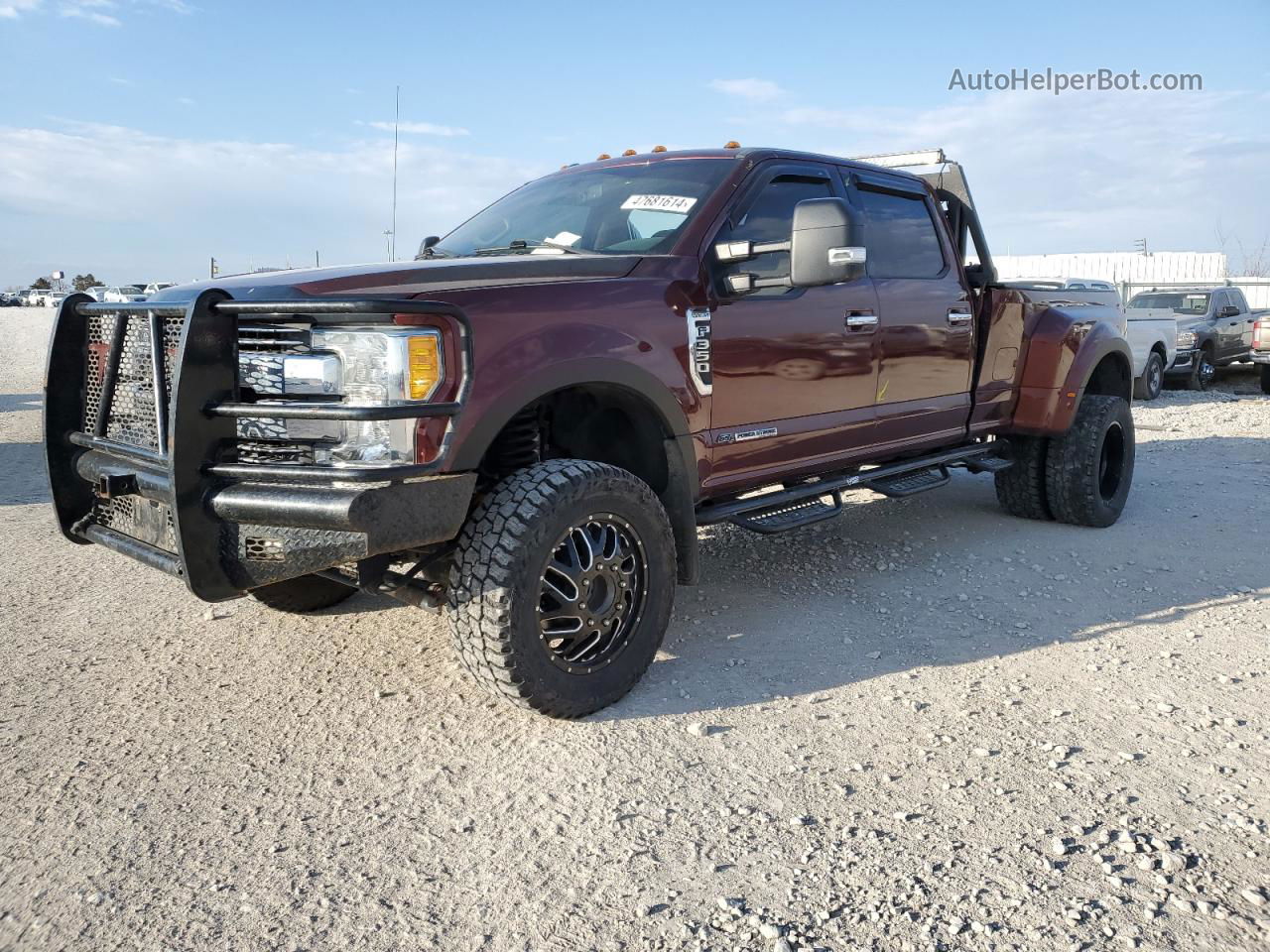 2017 Ford F350 Super Duty Maroon vin: 1FT8W3DT8HEC20587