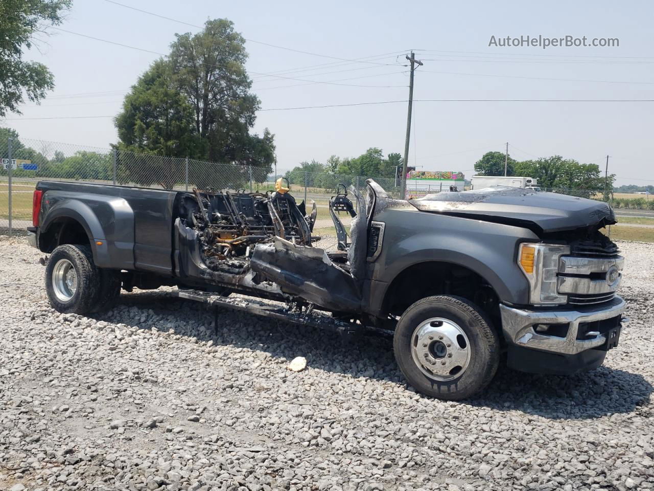 2017 Ford F350 Super Duty Gray vin: 1FT8W3DT8HED83658