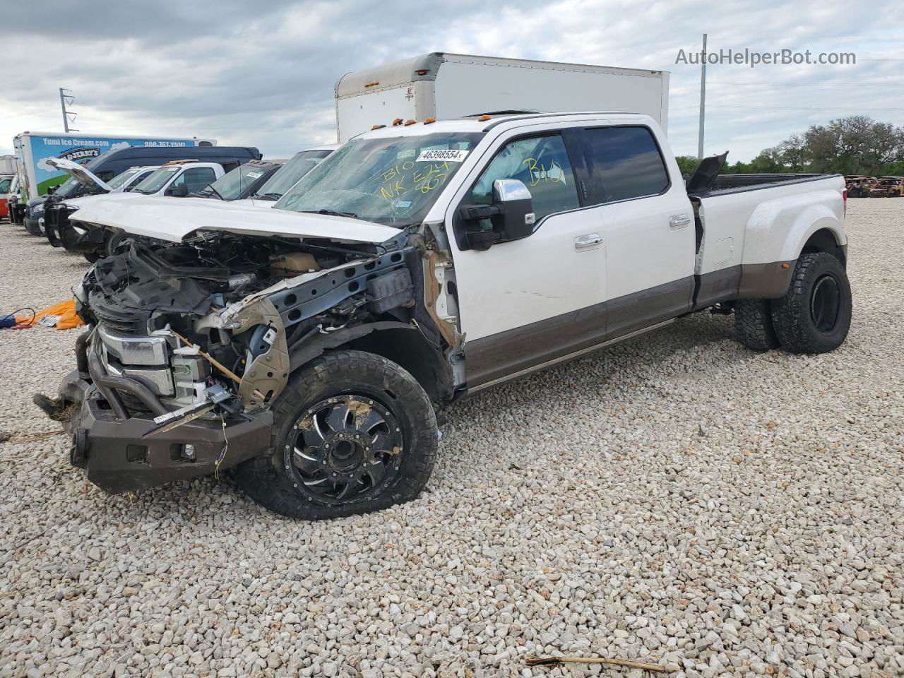 2017 Ford F350 Super Duty White vin: 1FT8W3DT8HEE24807