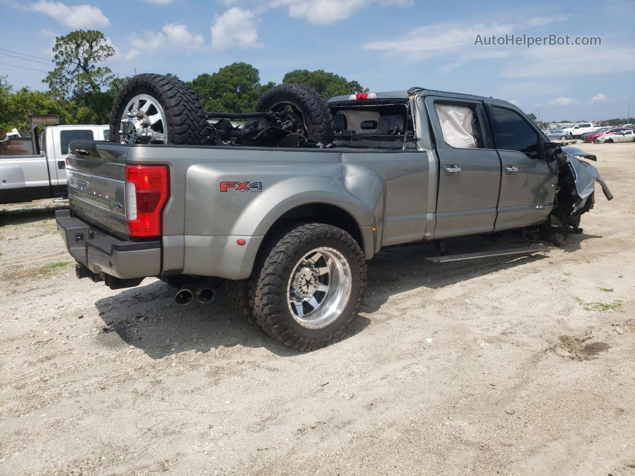 2019 Ford F350 Super Duty Gray vin: 1FT8W3DT8KEF63763