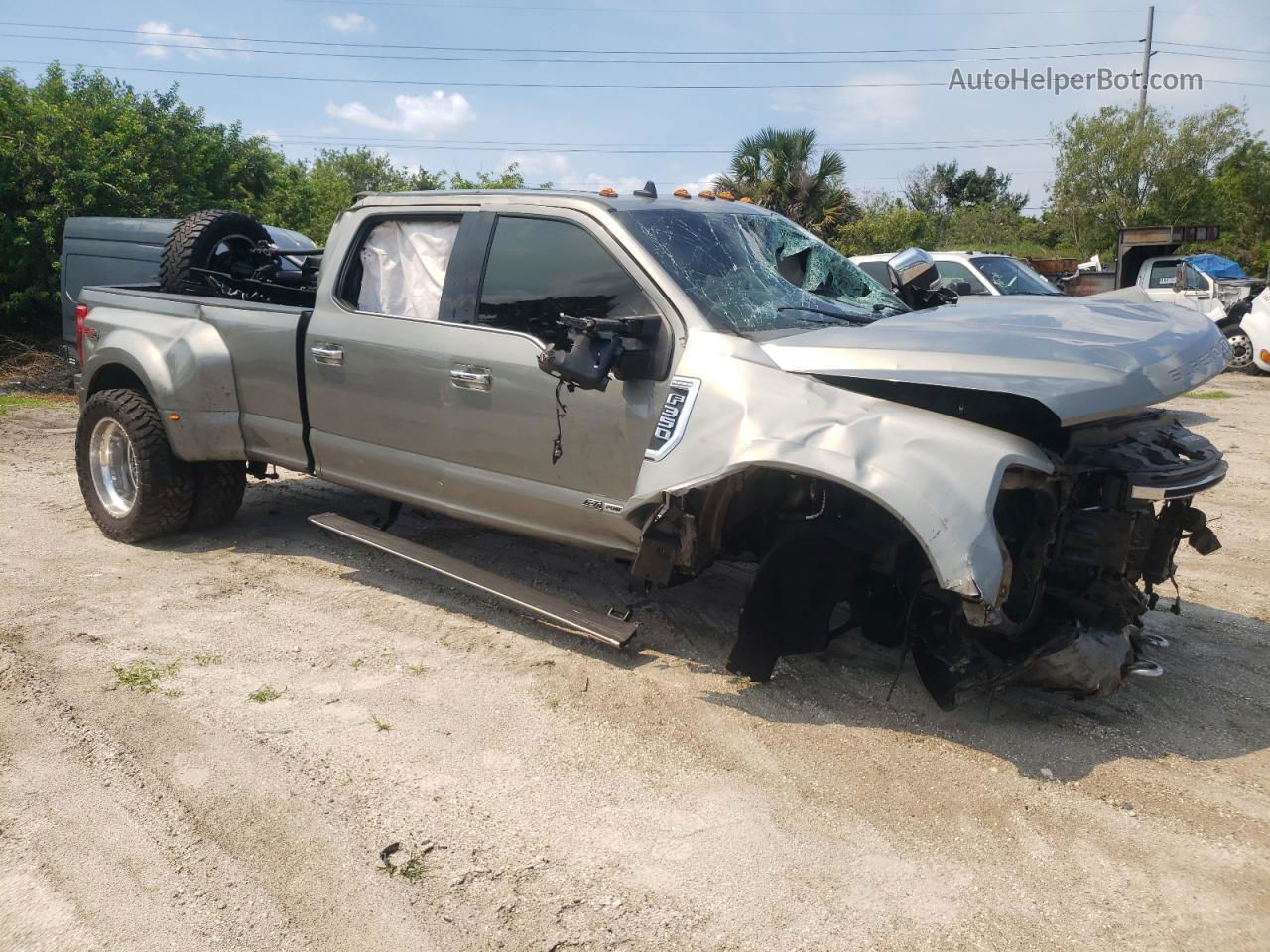 2019 Ford F350 Super Duty Gray vin: 1FT8W3DT8KEF63763