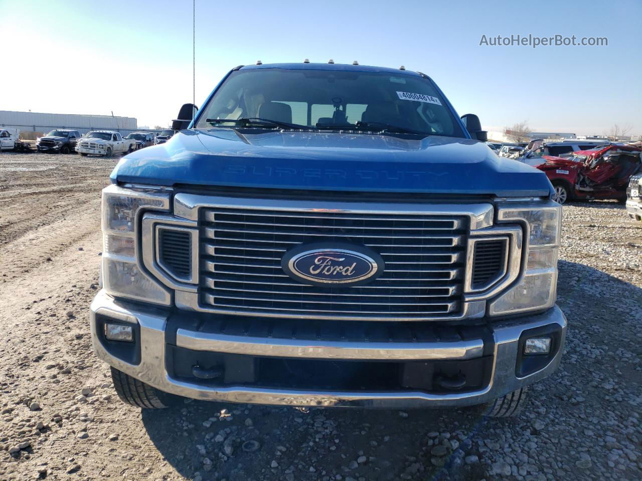 2020 Ford F350 Super Duty Blue vin: 1FT8W3DT8LEE74390