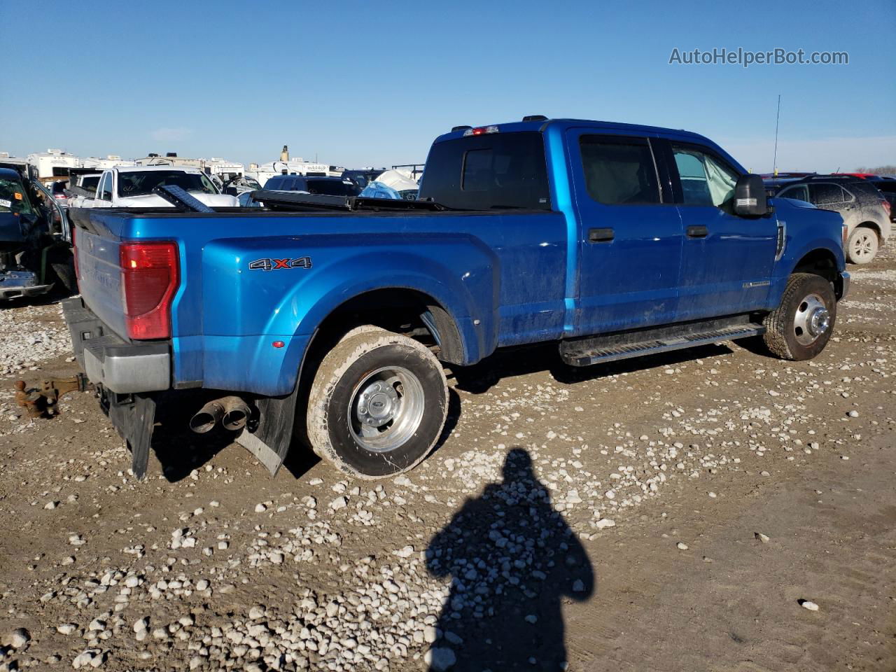 2020 Ford F350 Super Duty Blue vin: 1FT8W3DT8LEE74390