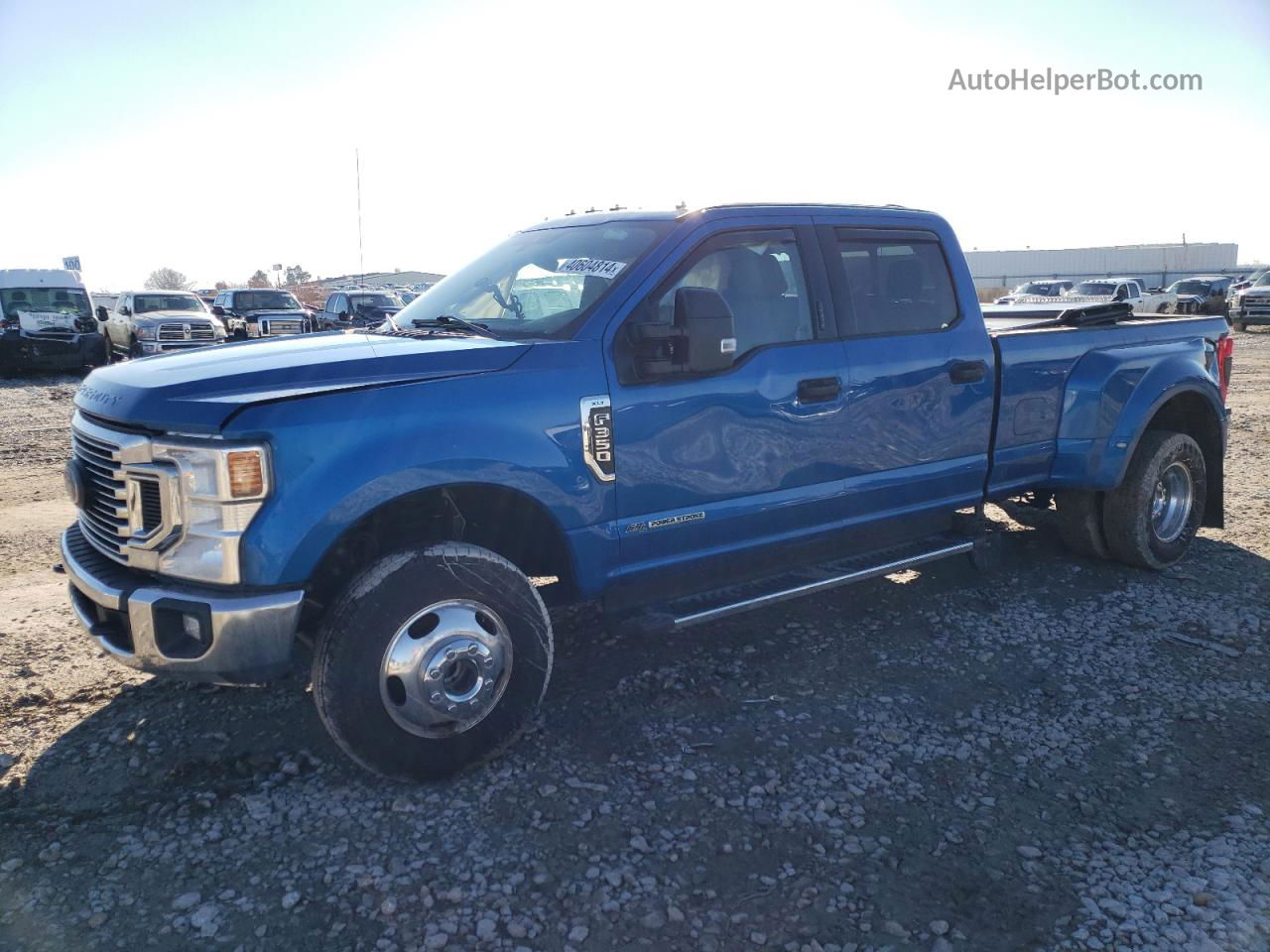 2020 Ford F350 Super Duty Blue vin: 1FT8W3DT8LEE74390