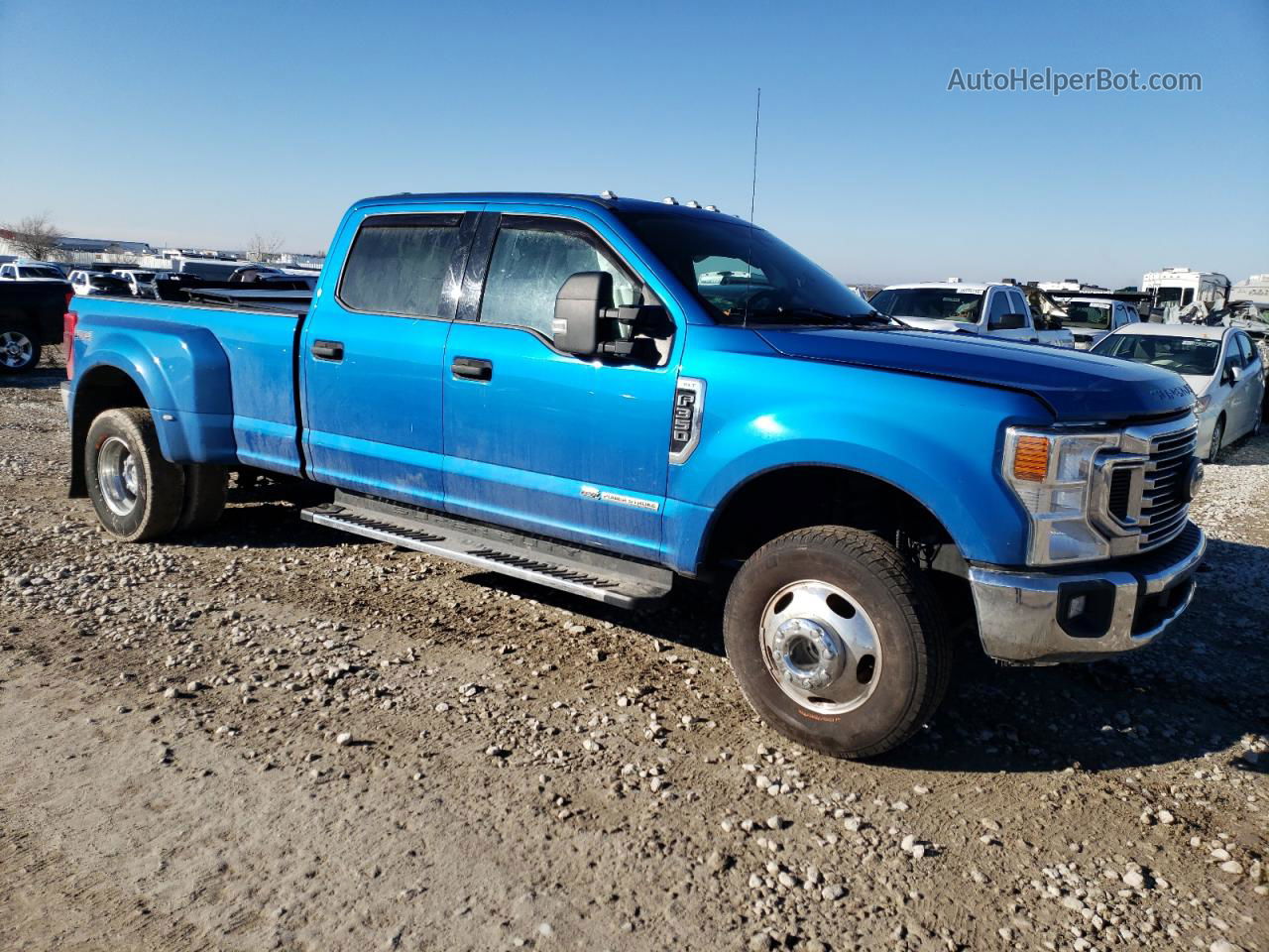 2020 Ford F350 Super Duty Blue vin: 1FT8W3DT8LEE74390