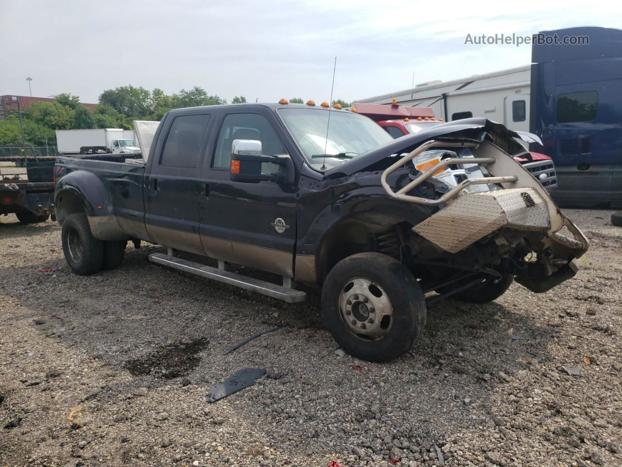 2014 Ford F350 Super Duty Black vin: 1FT8W3DT9EEA14478