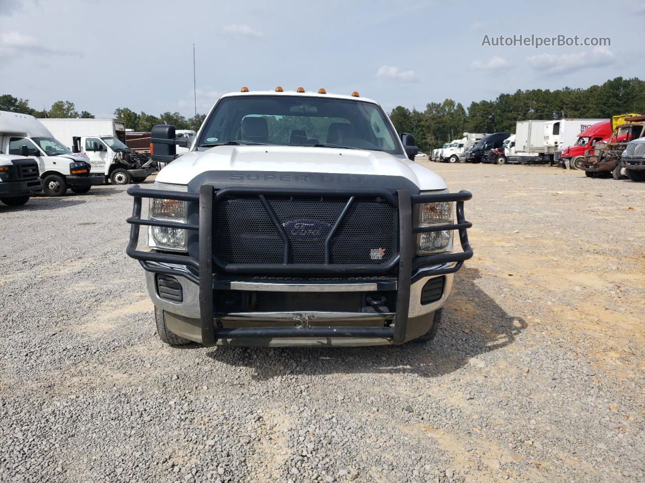 2014 Ford F350 Super Duty White vin: 1FT8W3DT9EEA36920