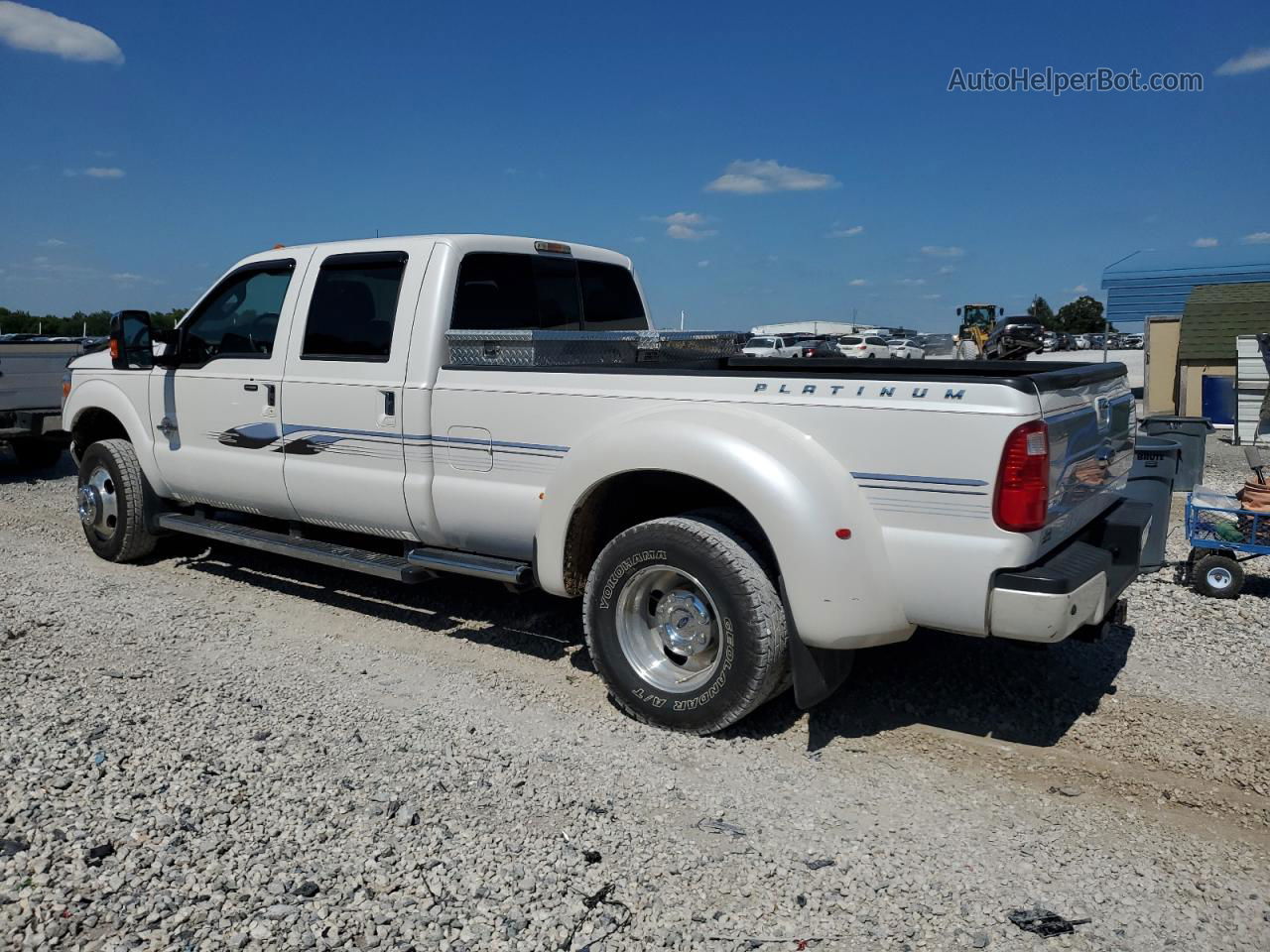 2014 Ford F350 Super Duty Белый vin: 1FT8W3DT9EEB49573