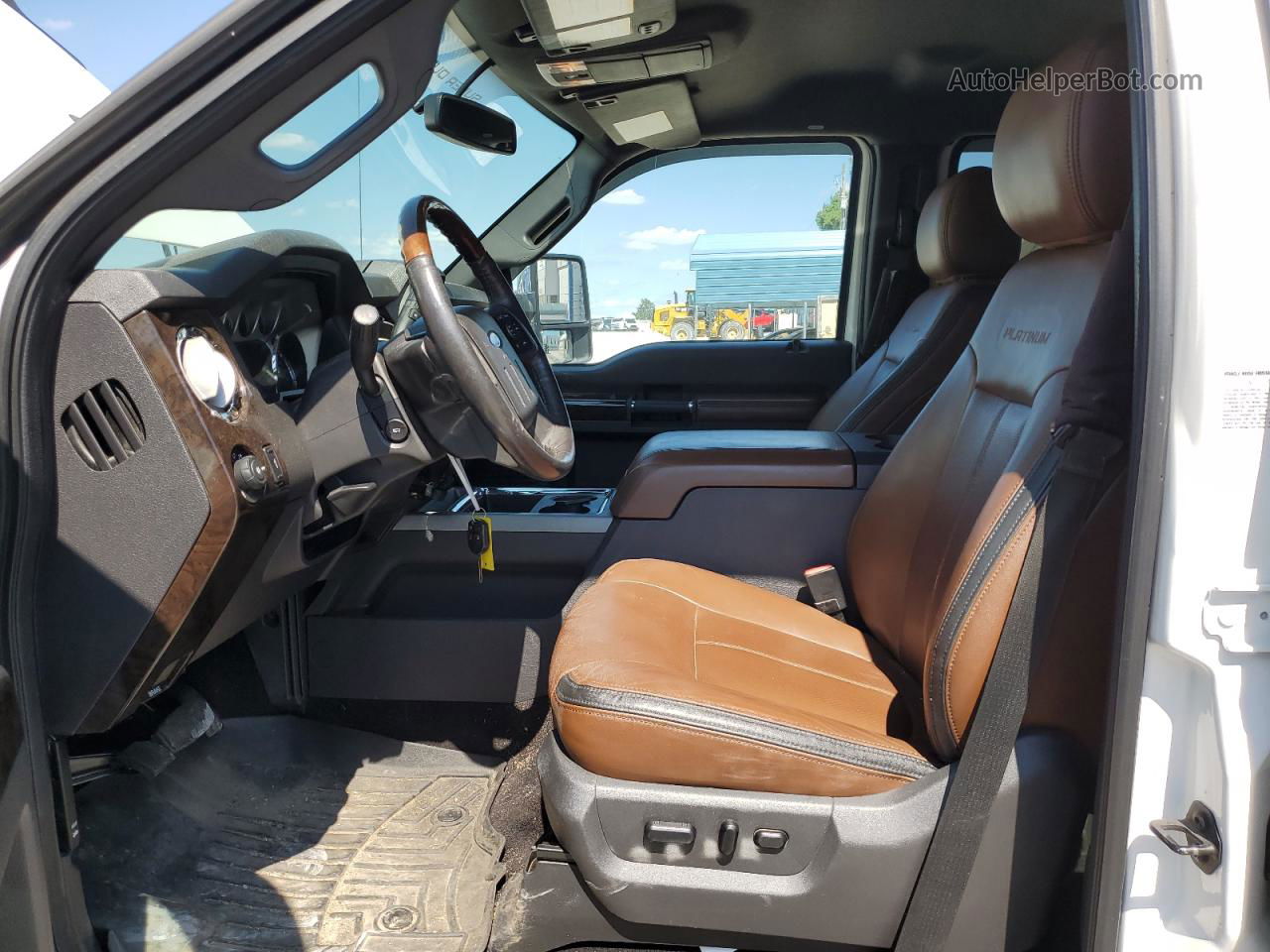 2014 Ford F350 Super Duty Белый vin: 1FT8W3DT9EEB49573