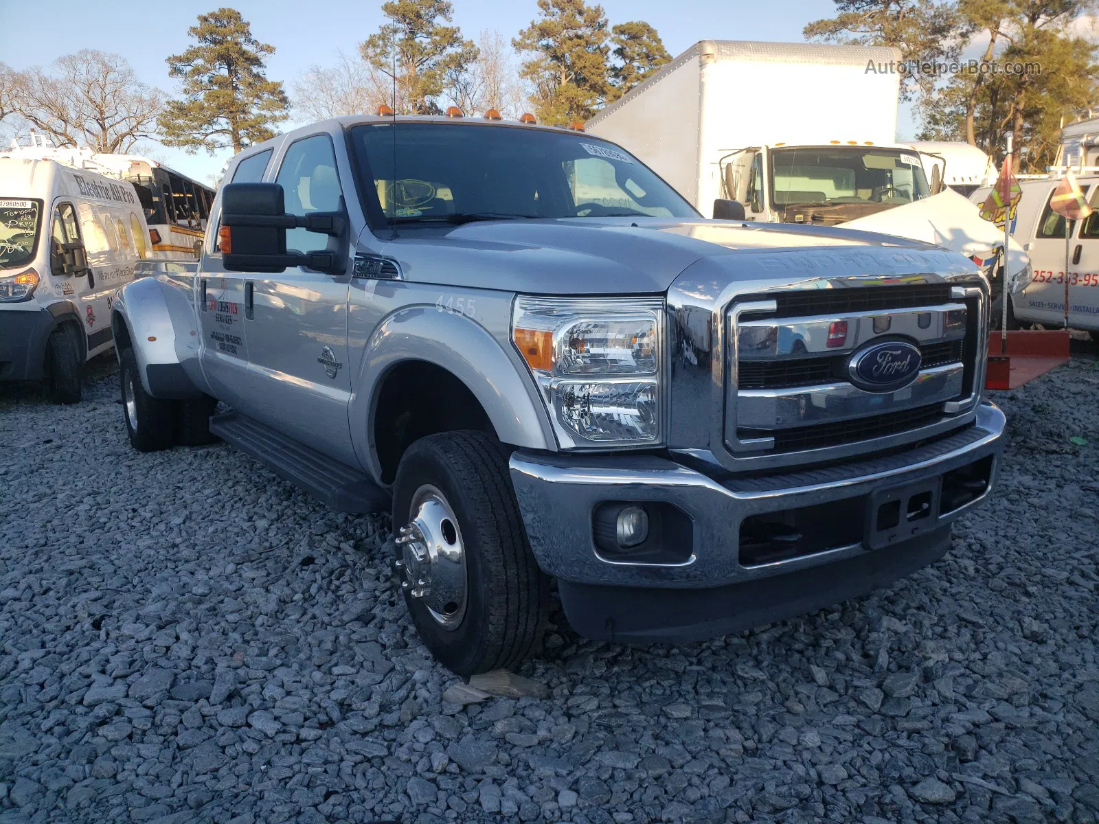 2016 Ford F350 Super Duty Silver vin: 1FT8W3DT9GEA65871