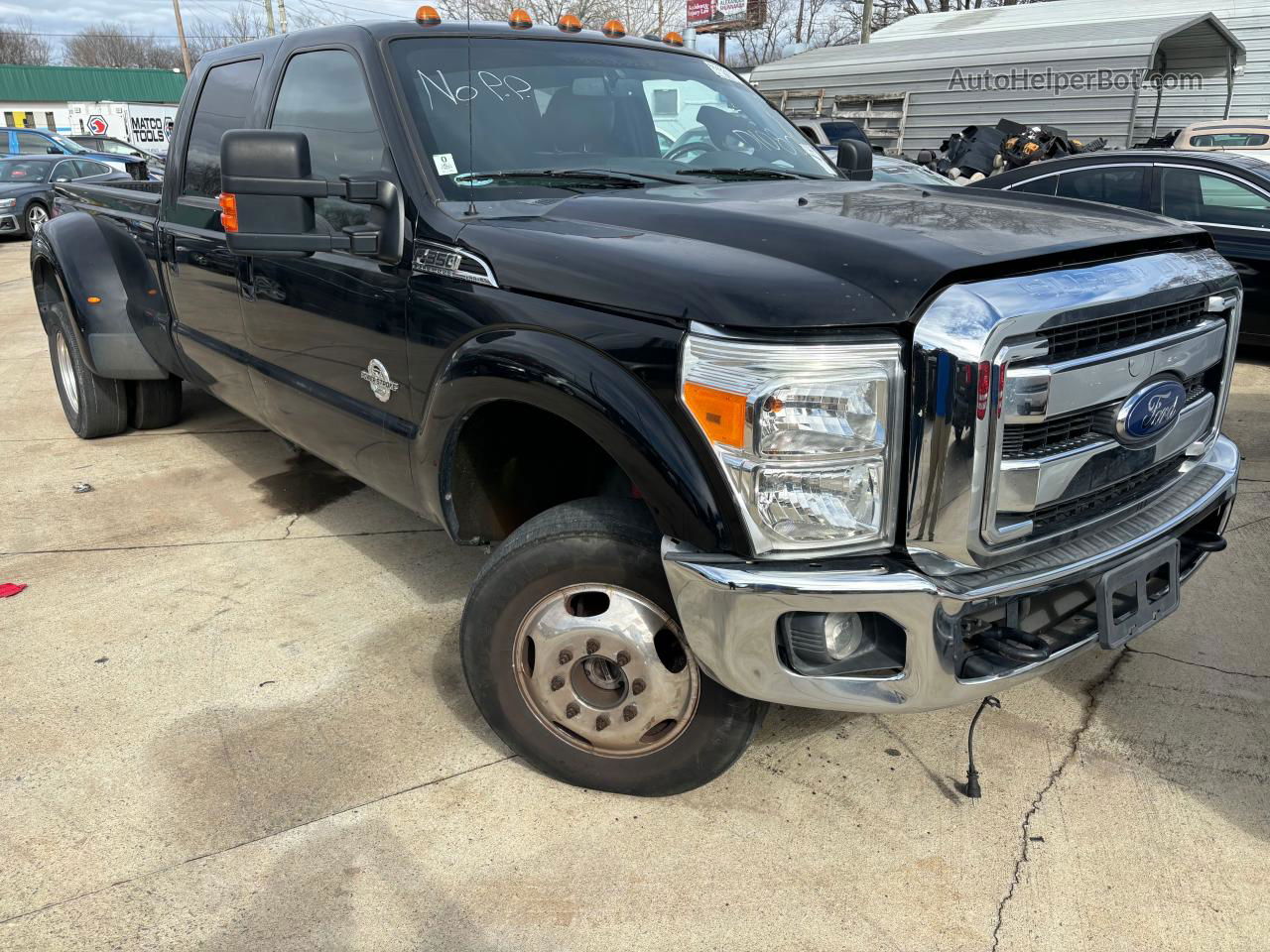 2016 Ford F350 Super Duty Black vin: 1FT8W3DT9GED10801