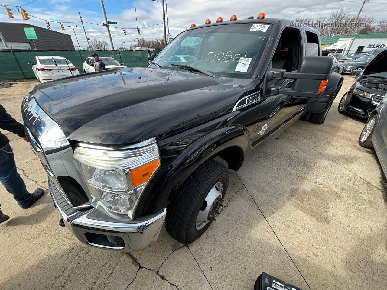 2016 Ford F350 Super Duty Black vin: 1FT8W3DT9GED10801