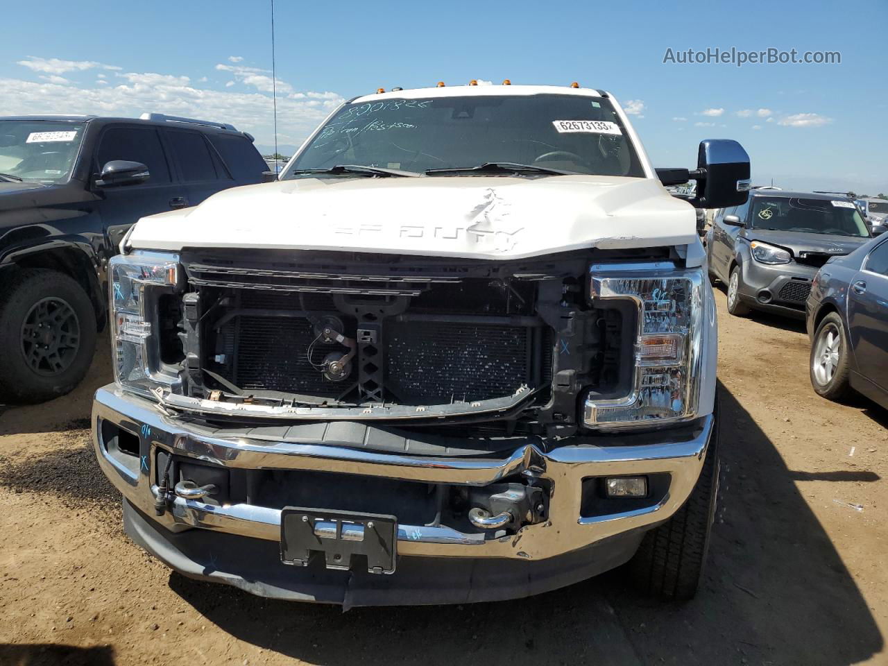 2017 Ford F350 Super Duty White vin: 1FT8W3DT9HEE97457