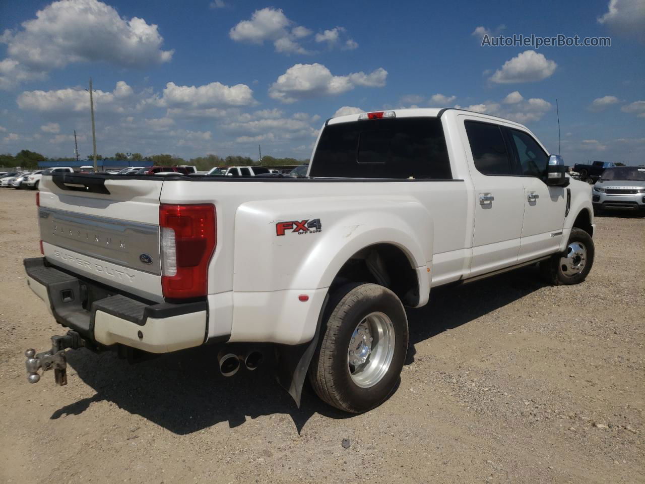 2019 Ford F350 Super Duty White vin: 1FT8W3DT9KEC07435