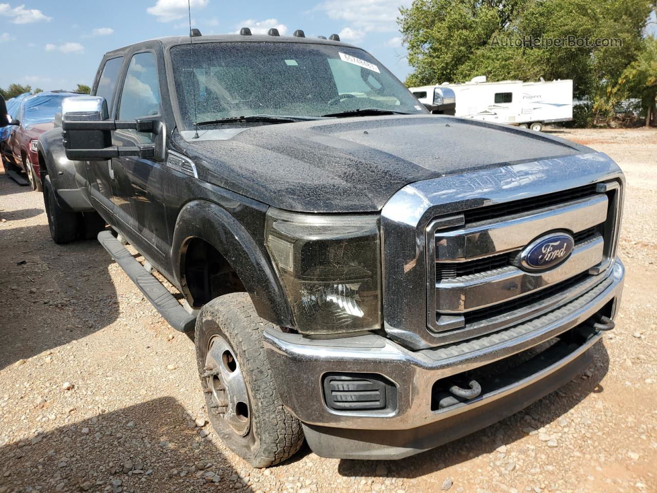 2014 Ford F350 Super Duty Black vin: 1FT8W3DTXEEA95913