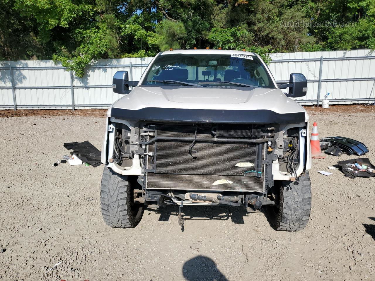 2017 Ford F350 Super Duty White vin: 1FT8W3DTXHED30055